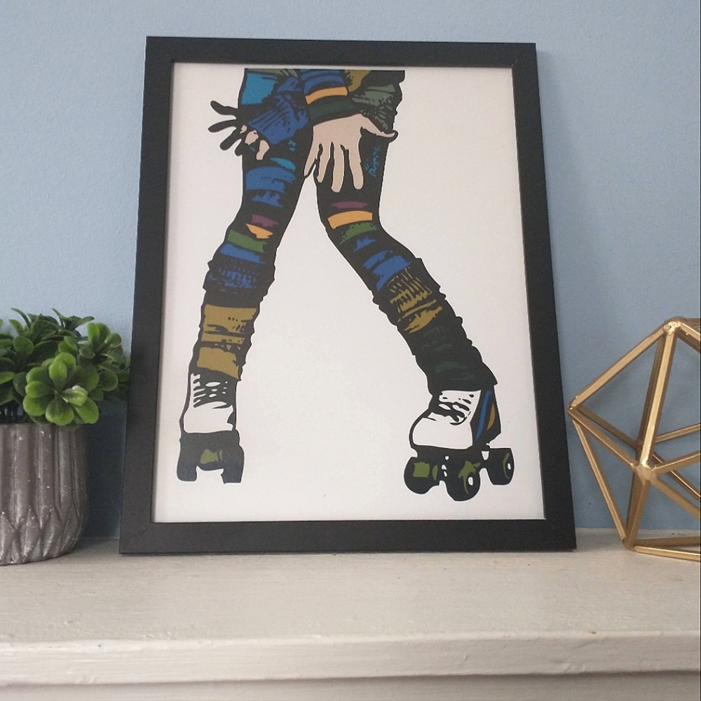 Roller Skates Art Print